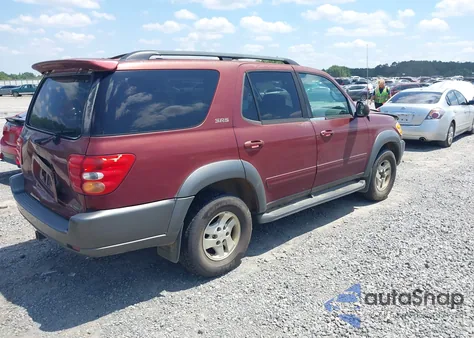 2004 Toyota Sequoia Sr5 V8 from USA, damaged, VIN 5TDZT34A54S220093